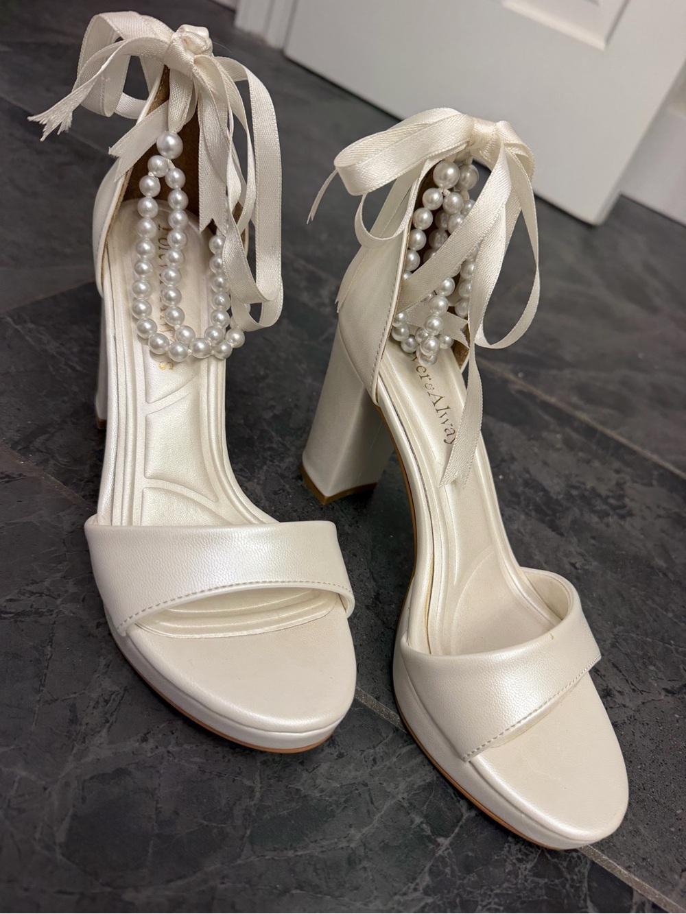 Nordstrom Forever & Always Ivory
Renee Bridal Shoe - size 37 EU, 6 US